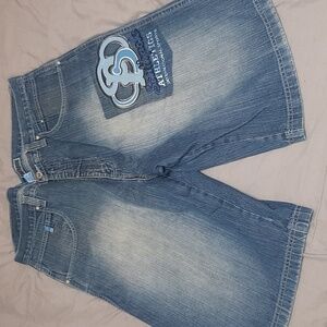 South Pole "International Sports" Jean Shorts